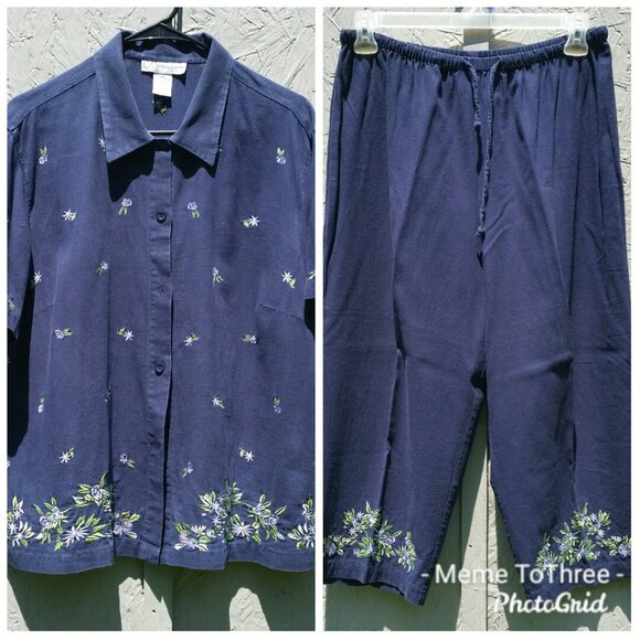 Dressbarn Capri Set - 16/18 - Picture 1 of 5